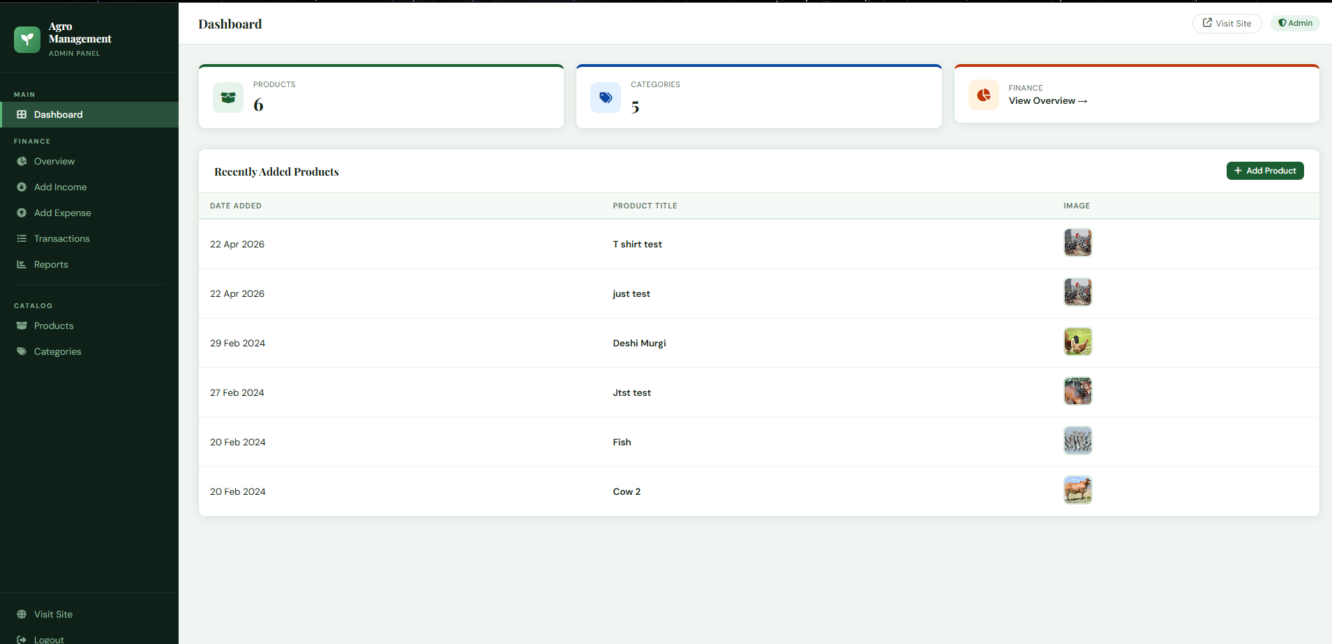 Agro Management System